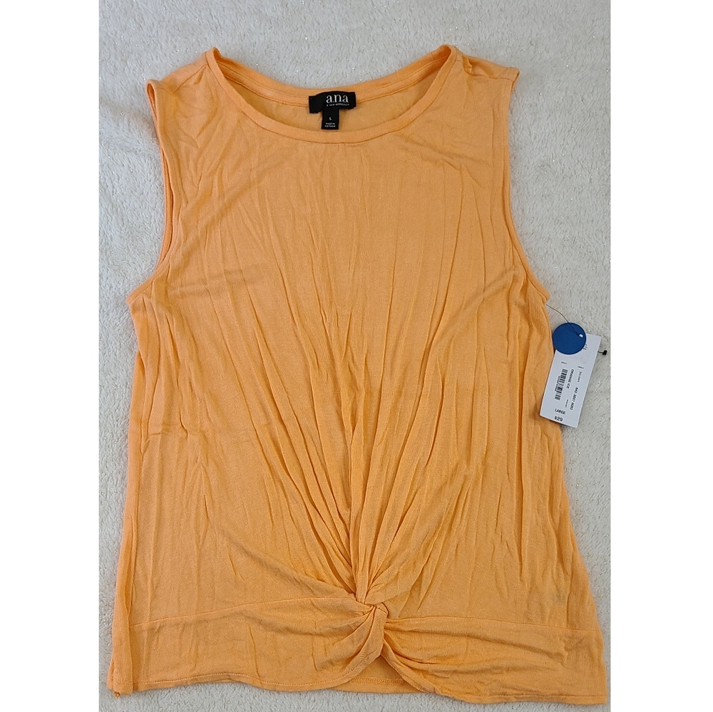 A.n.a orange tank top